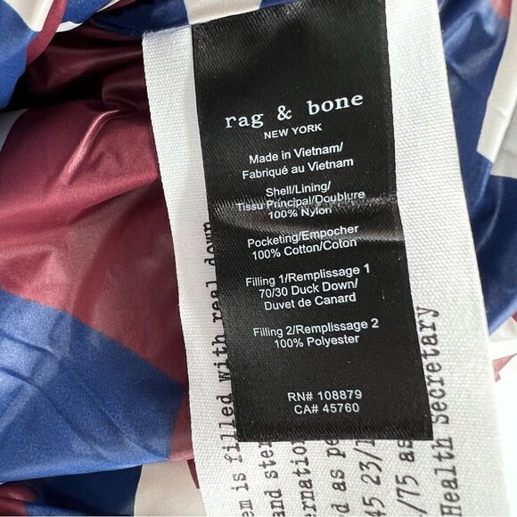 Rag & Bone Joelle Print Puffer Coat - Picture 8 of 10